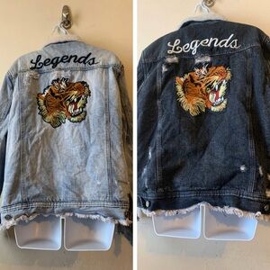Denim house jacket bundle size extra large